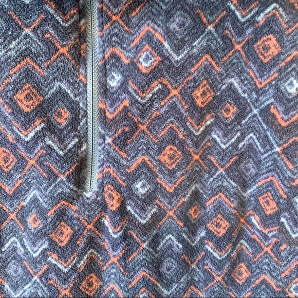 COLUMBIA 1/4 Zip Geometric Print Fleece—SZ. Med - Picture 10 of 14